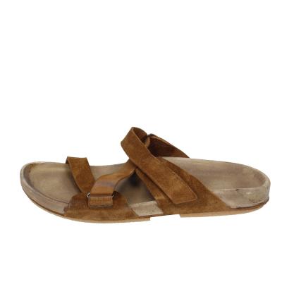scarpe uomo MOMA sandali marrone camoscio 2GS458-K0B BC112 Nuova