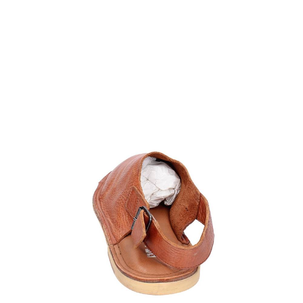 scarpe uomo MOMA sandali marrone pelle 20401G VINTAGE EX389 Moda