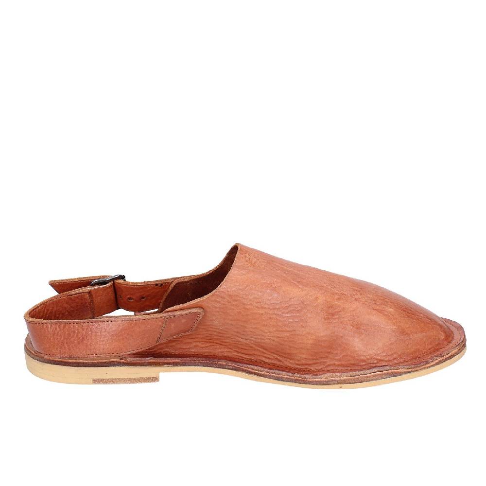 scarpe uomo MOMA sandali marrone pelle 20401G VINTAGE EX389 Moda