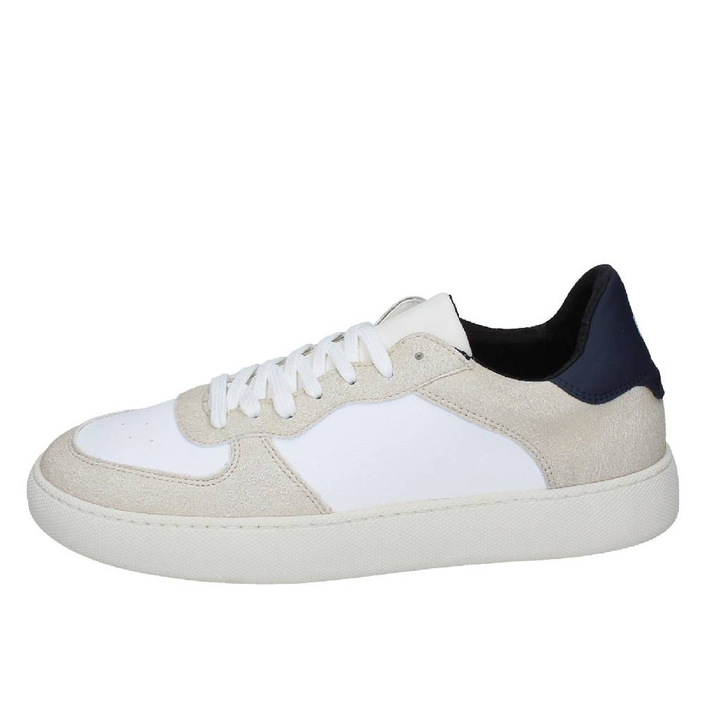 scarpe uomo NIRA RUBENS sandali bianco pelle beige camoscio EX195 Italy