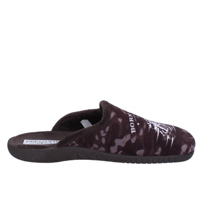 scarpe uomo PREGUNTA pantofole sandali marrone tessuto BX441 Nuovo