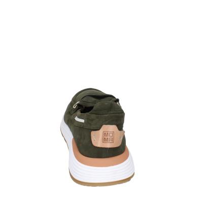 scarpe uomo MOMA mocassini verde camoscio 4FS413-CRPL BC87 Vendita