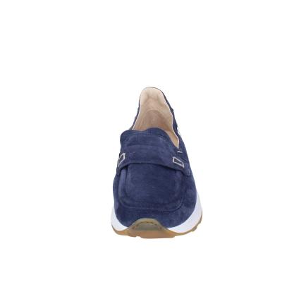 scarpe uomo MOMA mocassini blu camoscio 4FS413-CRPG BC818 Pezzi Unici