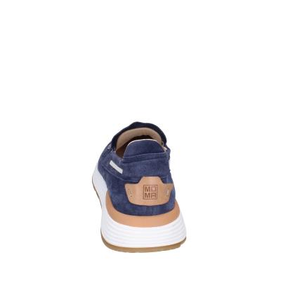 scarpe uomo MOMA mocassini blu camoscio 4FS413-CRPG BC773 Soddisfazione Garantita