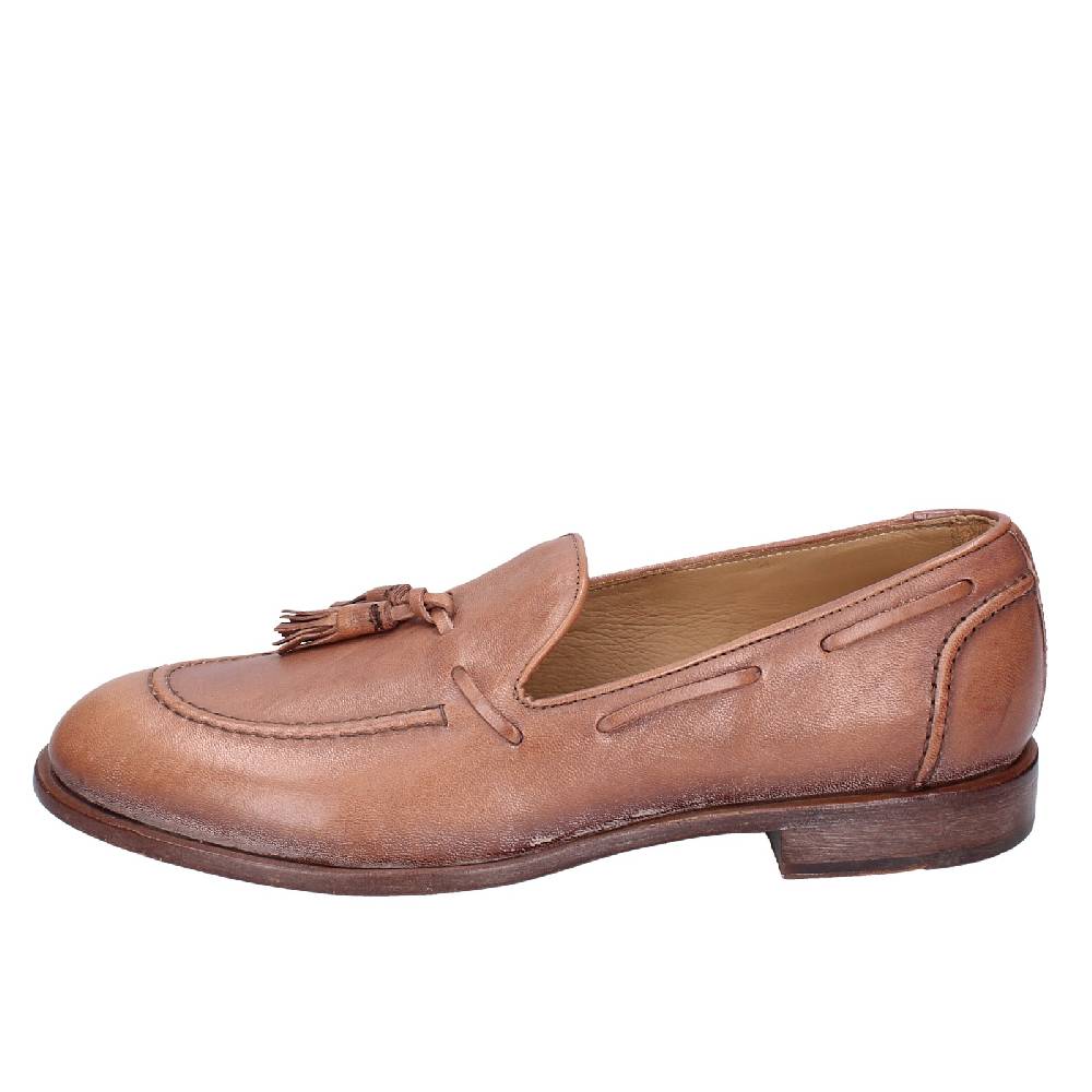 scarpe uomo MOMA mocassini marrone pelle 2FS410 VINTAGE EX375 Acquista Ora