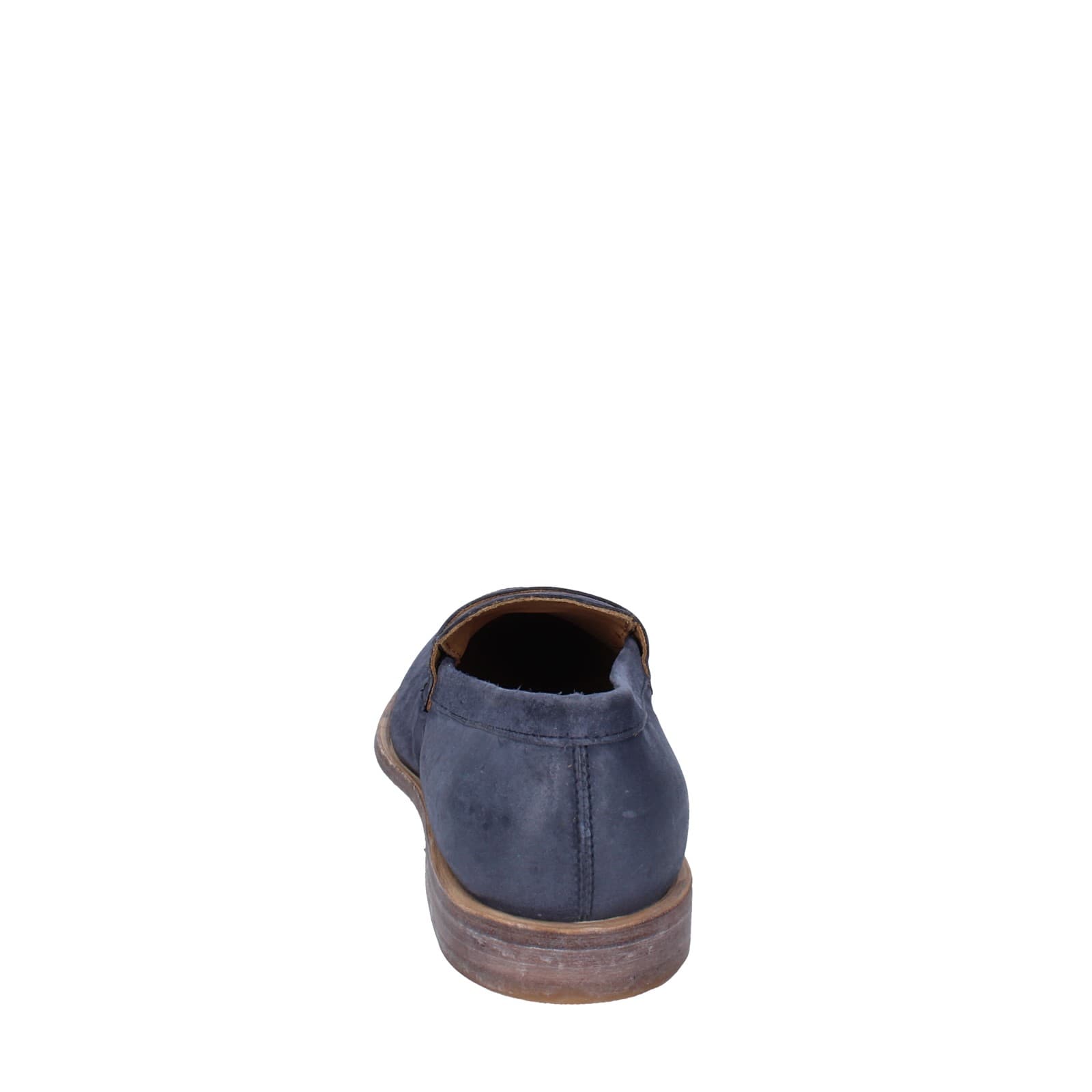 scarpe uomo MOMA mocassini blu camoscio 2E5449-OW EY425 Consegna Veloce