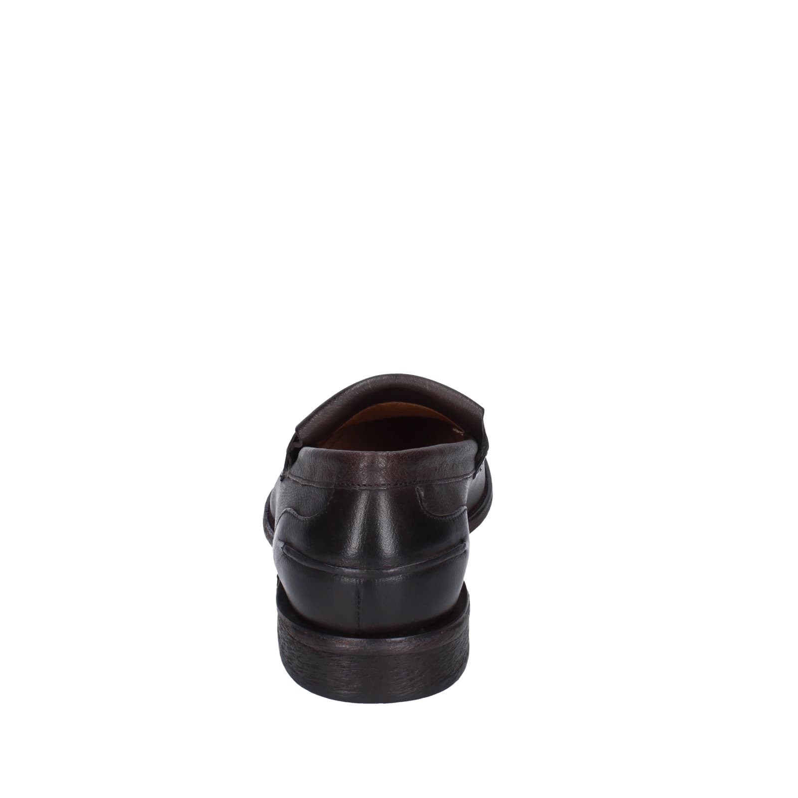 scarpe uomo MANIFATTURE ETRUSCHE mocassini marrone pelle EZ835 Shopping Online