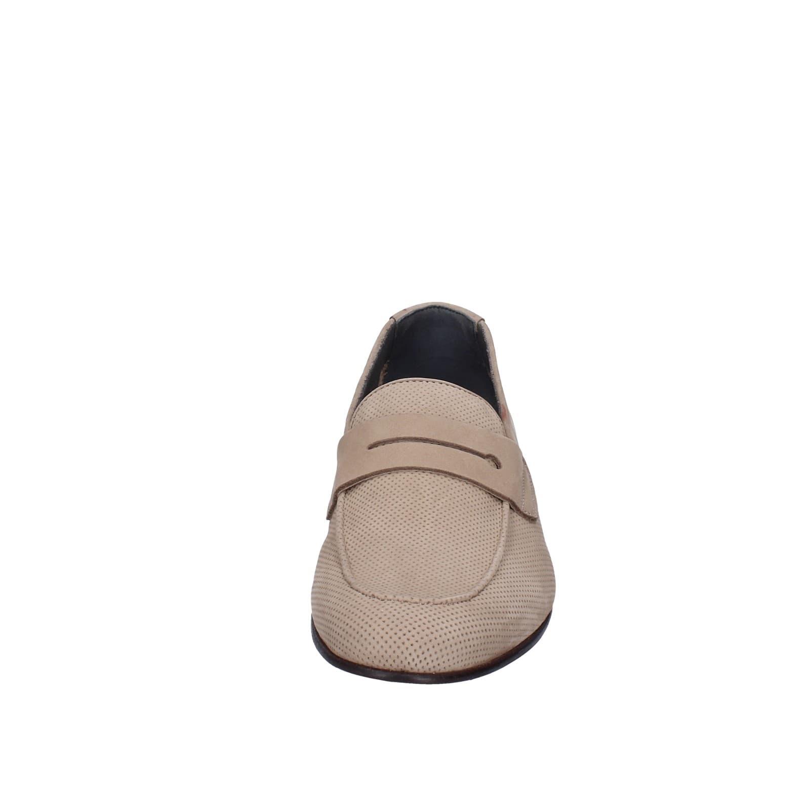 scarpe uomo POLLINI mocassini marrone pelle scamosciata EY33 Affare Del Giorno
