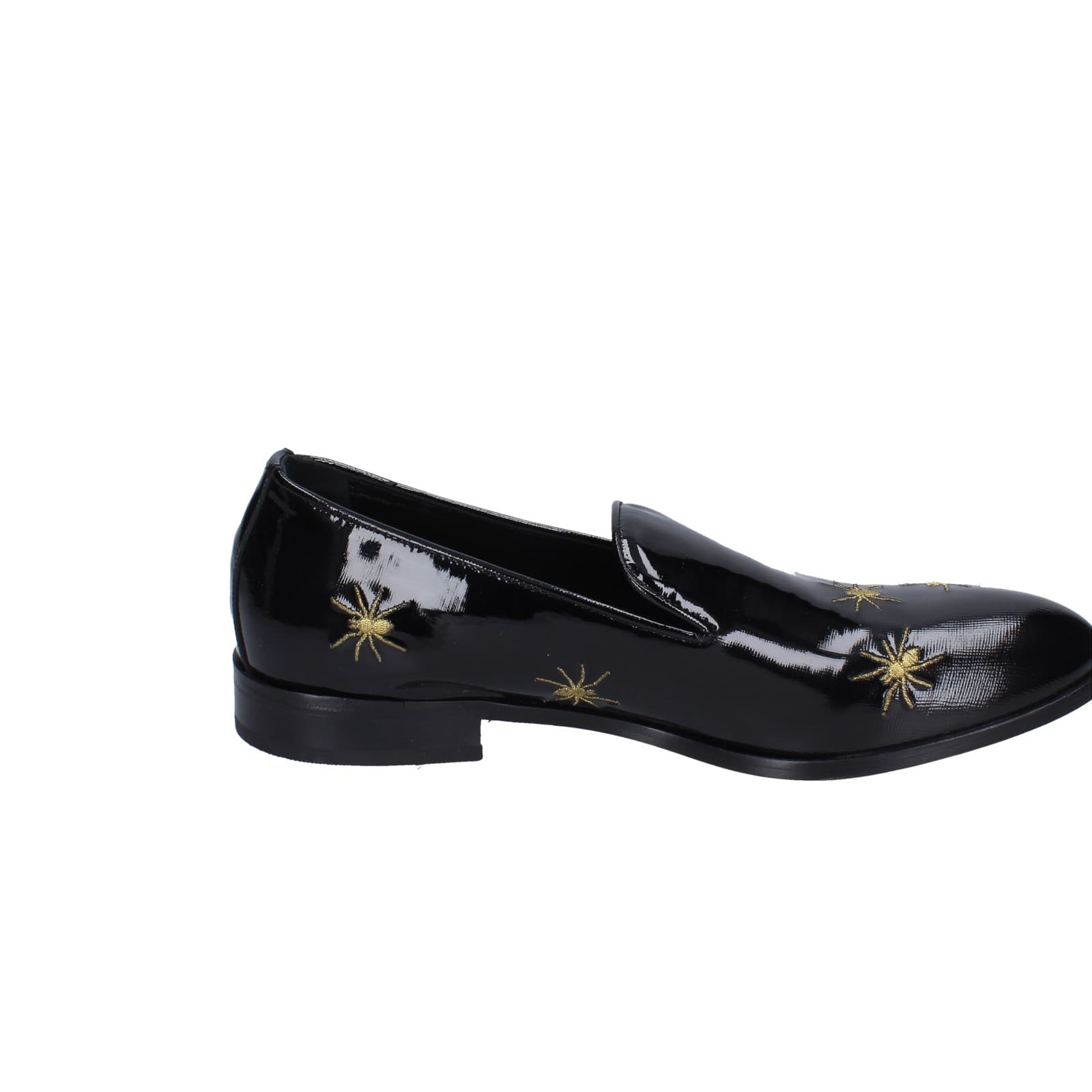 scarpe uomo EVEET mocassini nero vernice EZ169 Novità
