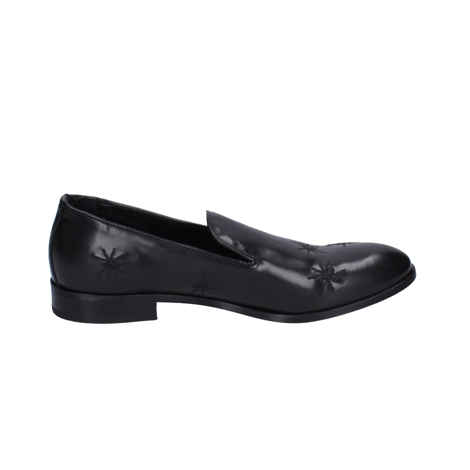scarpe uomo EVEET mocassini nero pelle EZ231 Online
