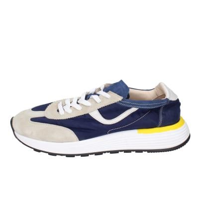scarpe uomo MOMA classiche blu camoscio beige tela 4AS414-CRNC BC85 Hotsell