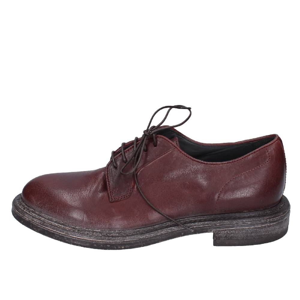 scarpe uomo MOMA classiche marrone pelle 65303A EY521 Vendita Calda