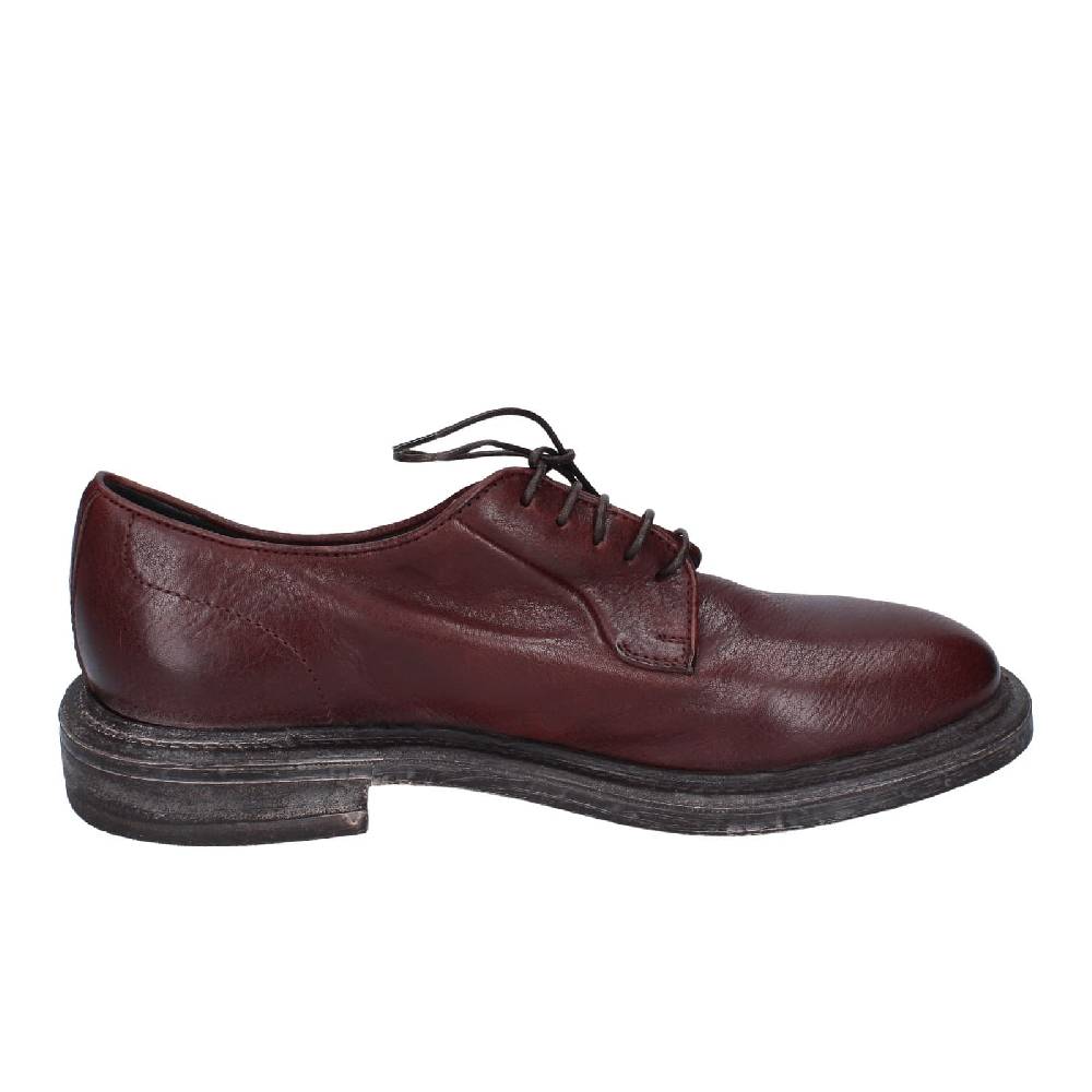 scarpe uomo MOMA classiche marrone pelle 65303A EY521 Vendita Calda