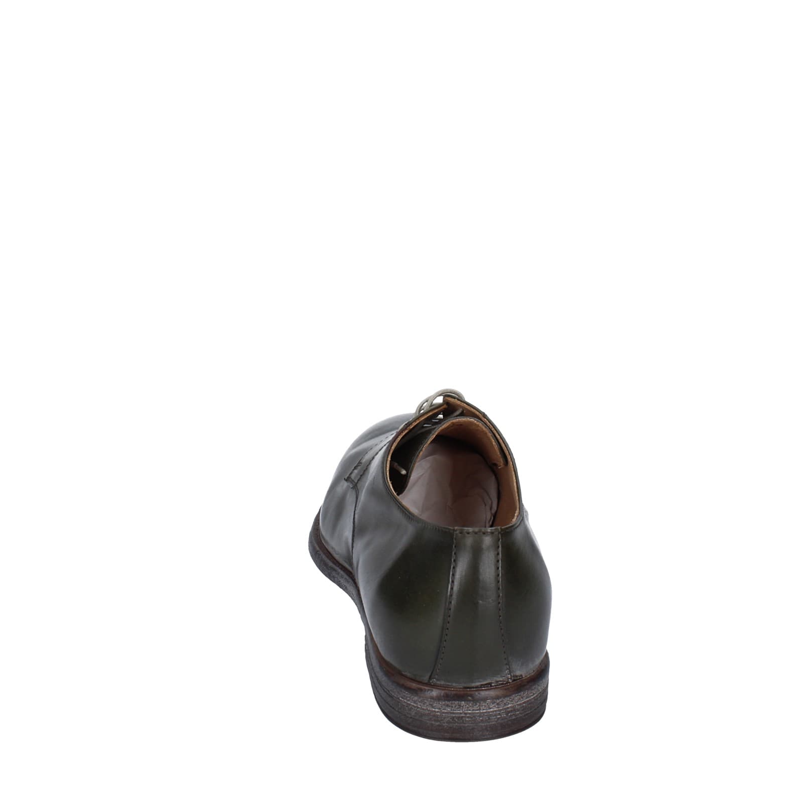 scarpe uomo MOMA classiche verde pelle 2AS433-MU EY448 Vendita Economica