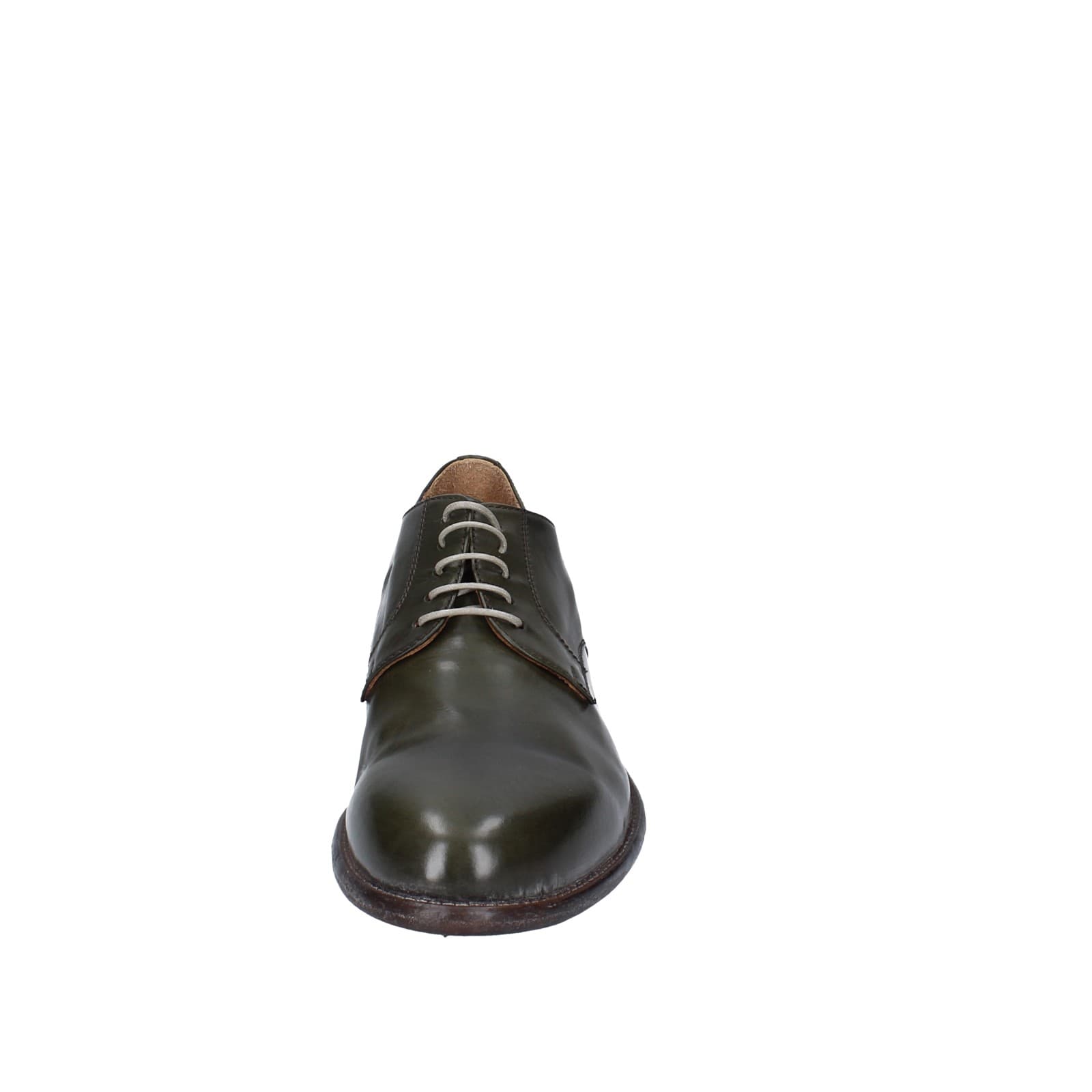 scarpe uomo MOMA classiche verde pelle 2AS433-MU EY448 Vendita Economica