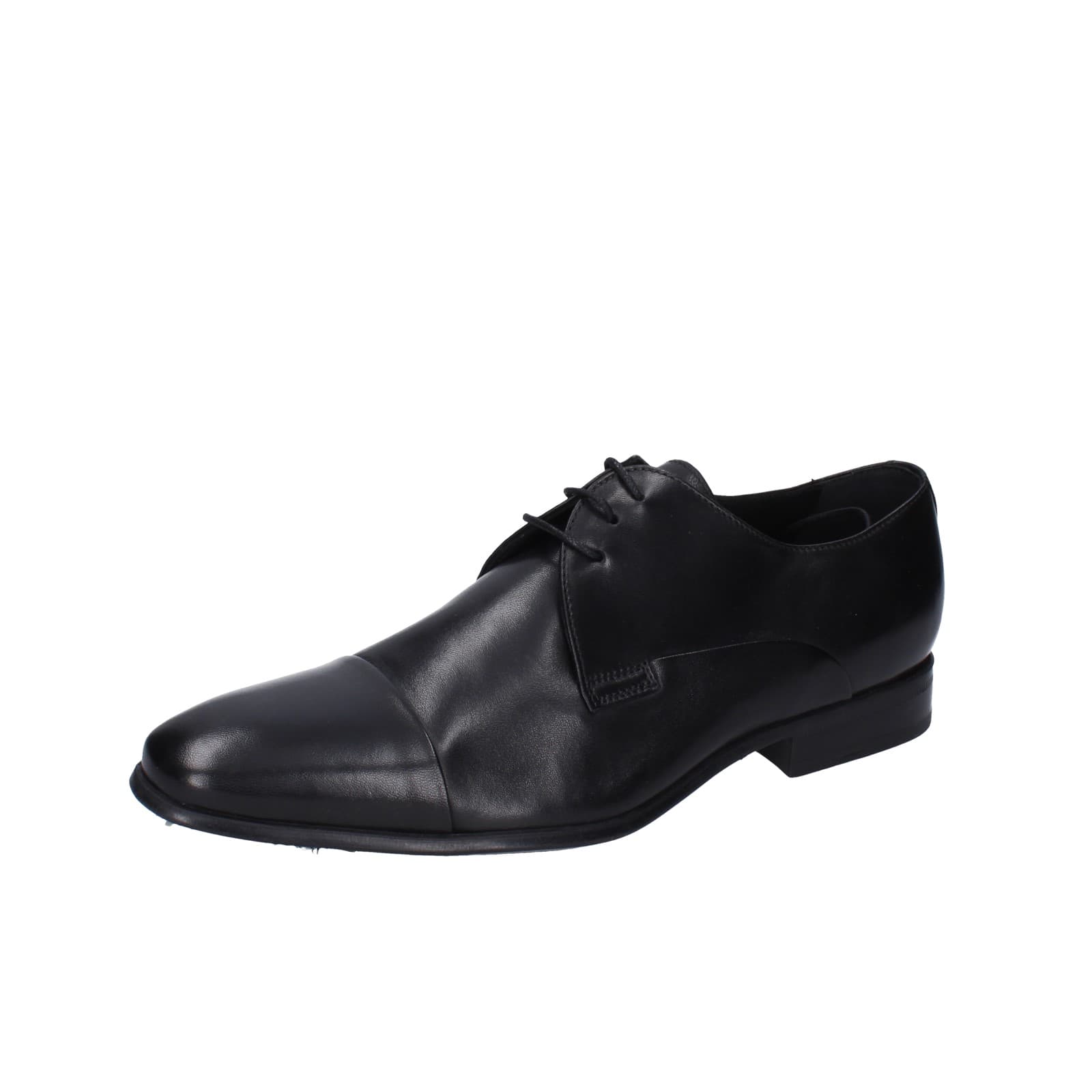 scarpe uomo STEFANO BRANCHINI classiche nero pelle EZ842