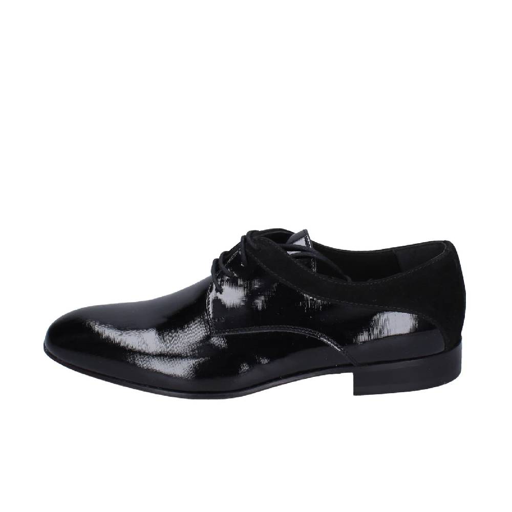 scarpe uomo EVEET classiche nero vernice velluto 15010 EZ120 Negozio