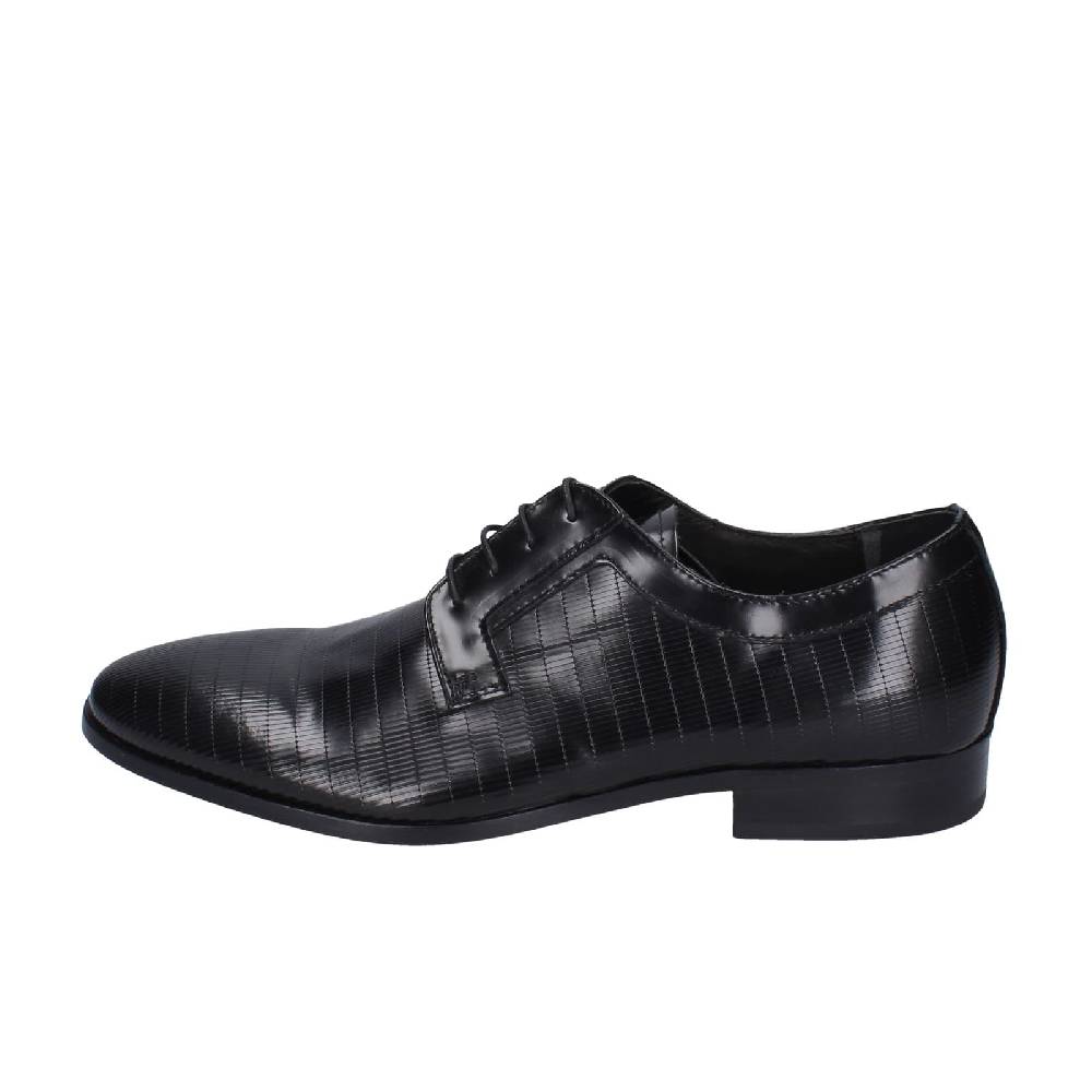 scarpe uomo EVEET classiche nero pelle EZ116 2025