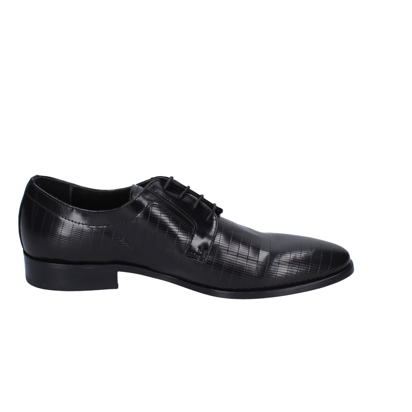 scarpe uomo EVEET classiche nero pelle EZ116 2025