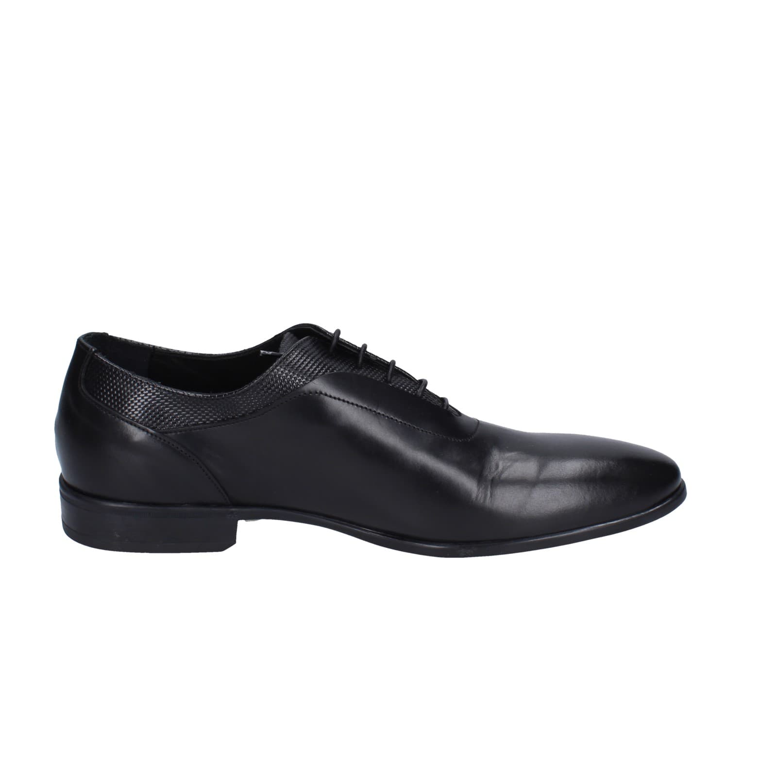 scarpe uomo EVEET classiche nero pelle EZ92 Italy