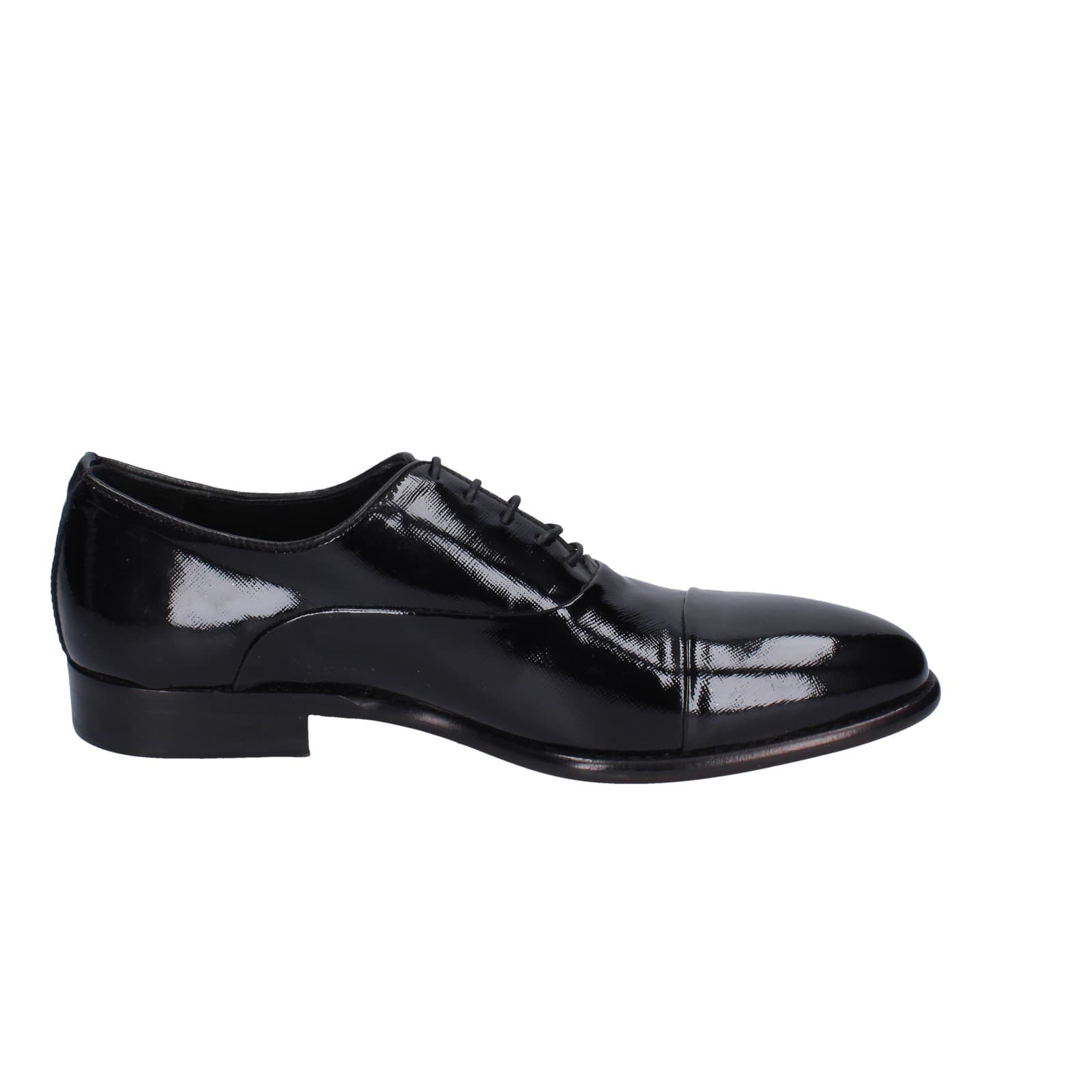 scarpe uomo EVEET classiche nero vernice EZ131 In Linea