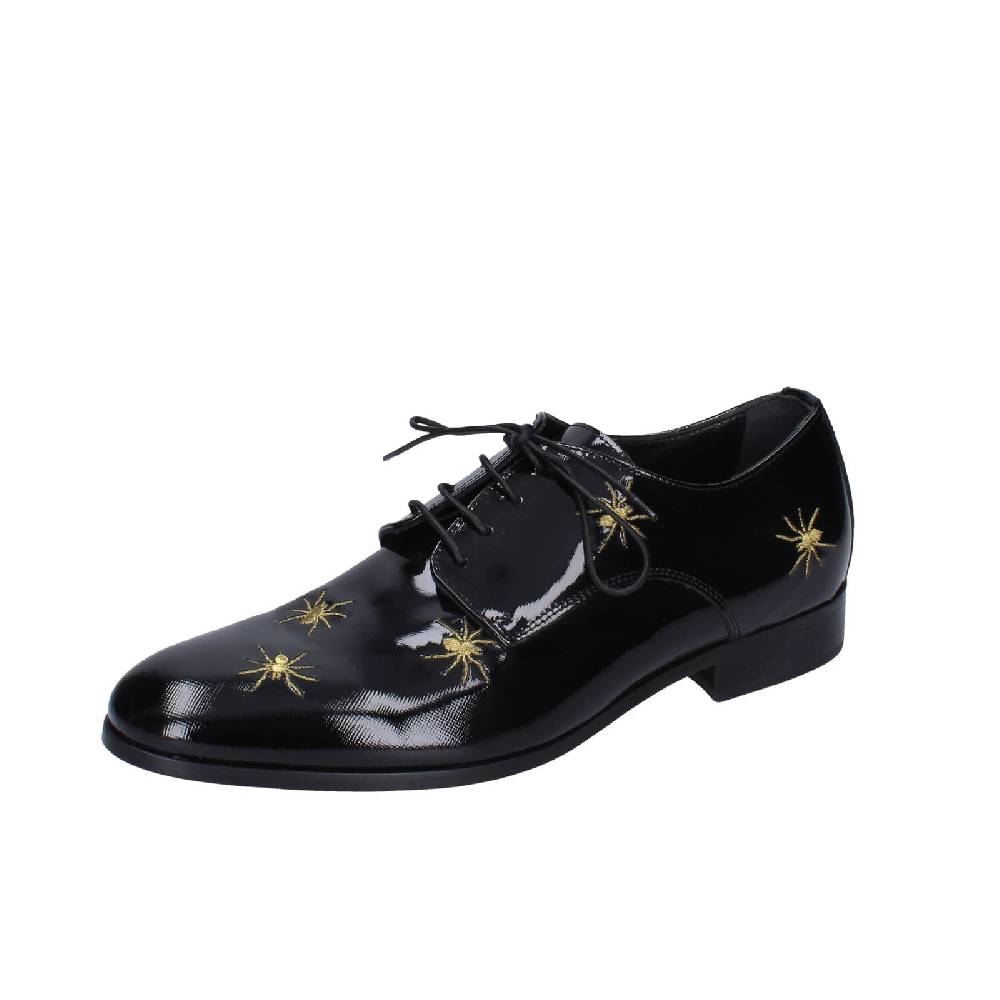 scarpe uomo EVEET classiche nero vernice EZ124