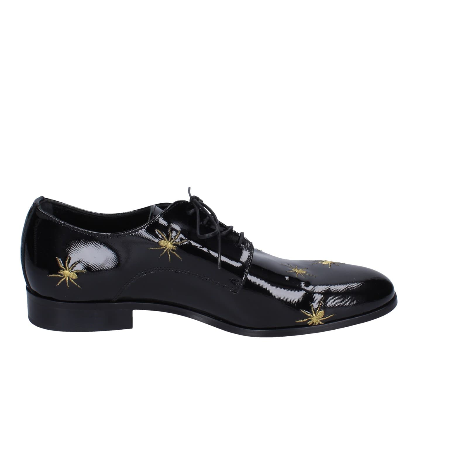 scarpe uomo EVEET classiche nero vernice EZ124 Nuovo
