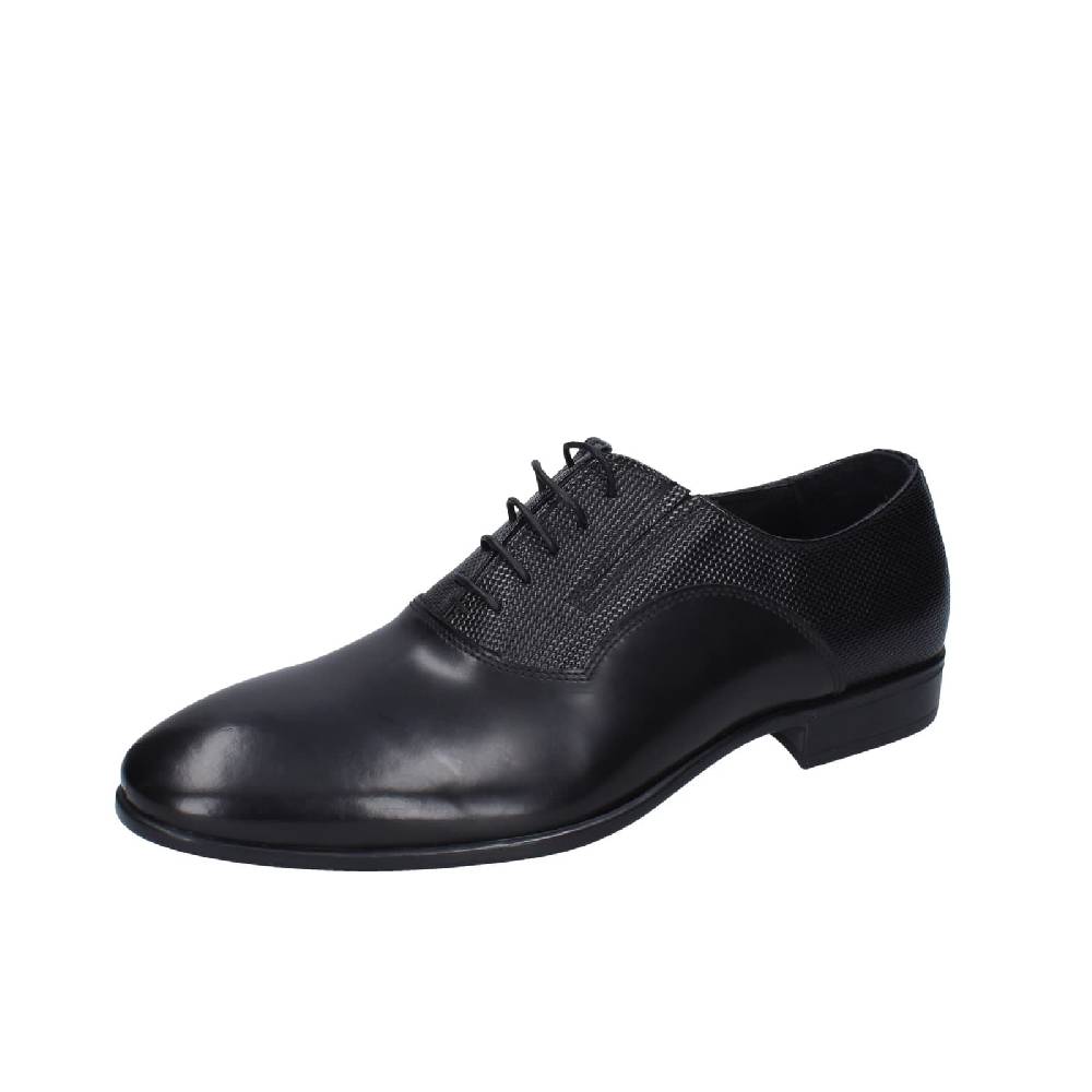 scarpe uomo EVEET classiche nero pelle EZ98