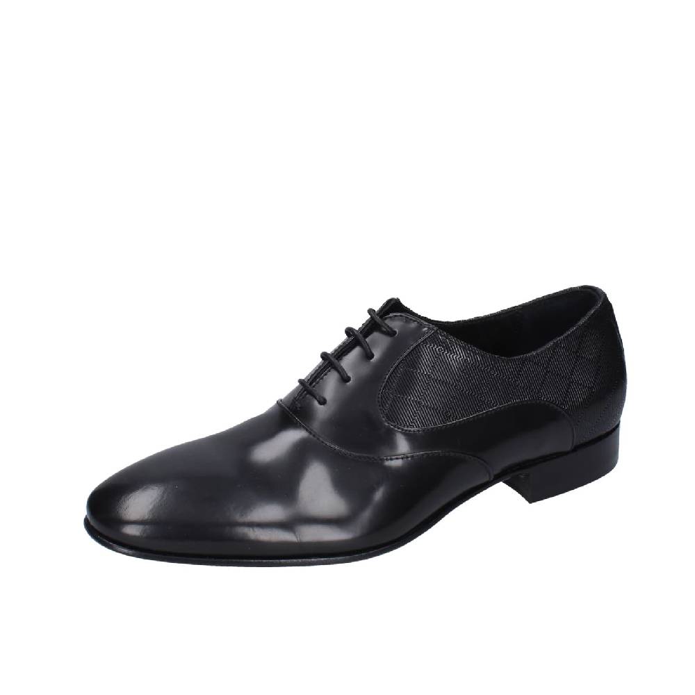 scarpe uomo EVEET classiche nero pelle EZ113