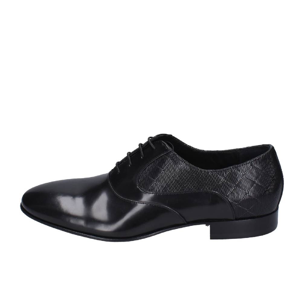 scarpe uomo EVEET classiche nero pelle EZ113 Vendita