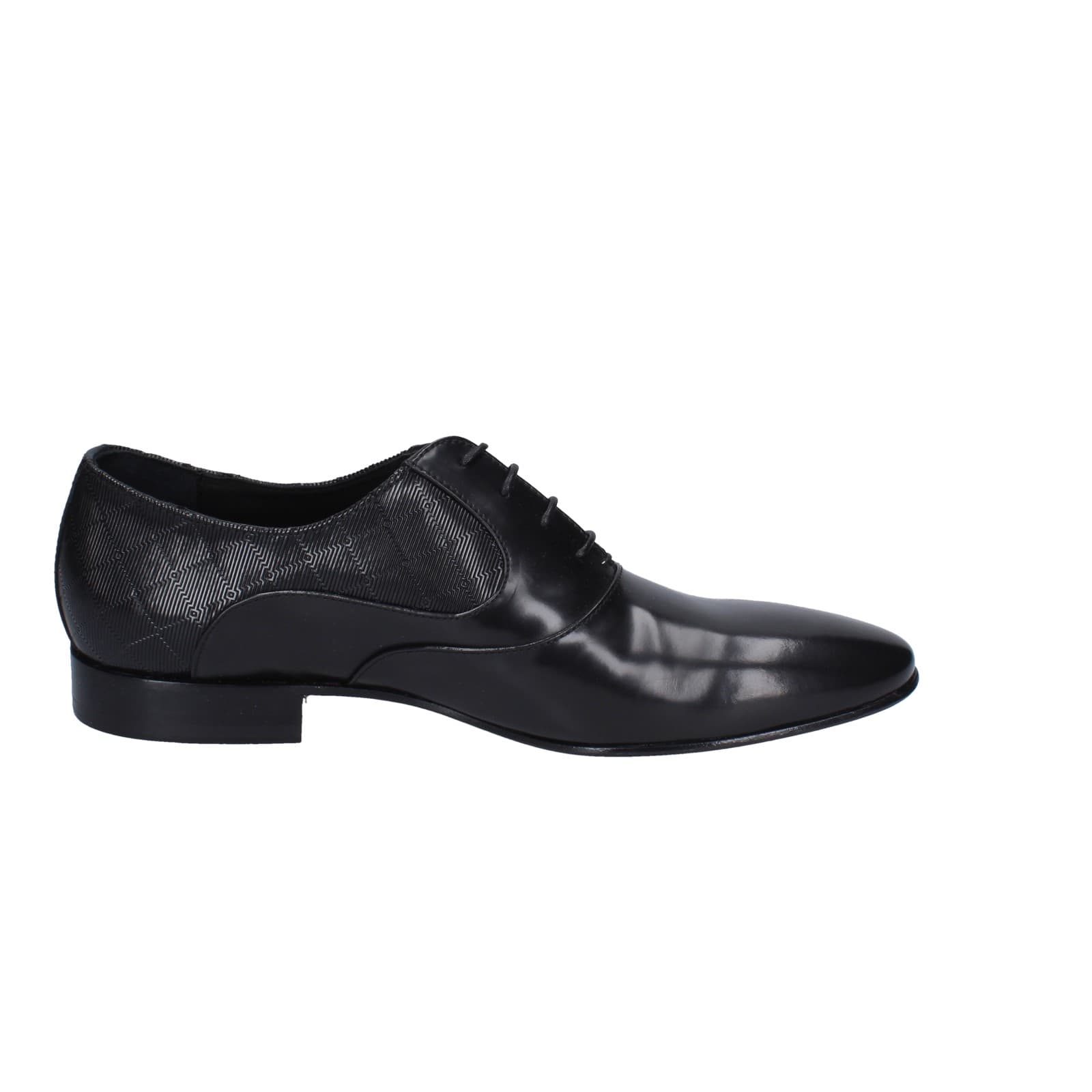 scarpe uomo EVEET classiche nero pelle EZ113 Vendita