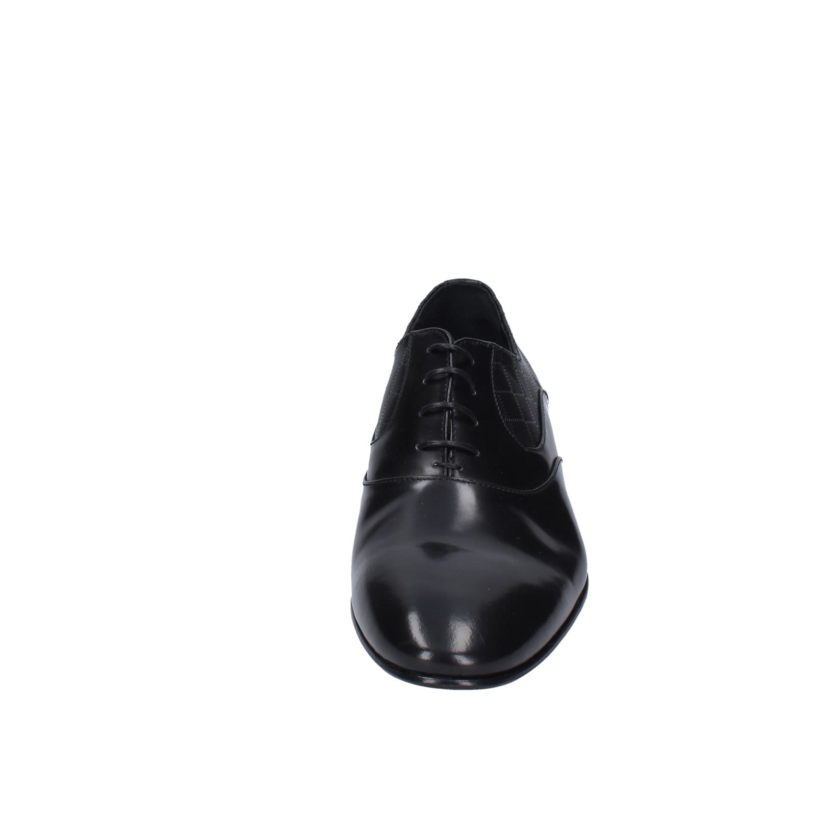 scarpe uomo EVEET classiche nero pelle EZ113 Vendita