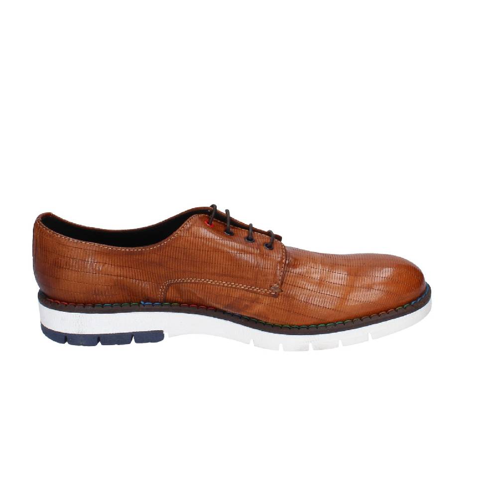 scarpe uomo EVEET classiche marrone pelle EZ147 Promozione
