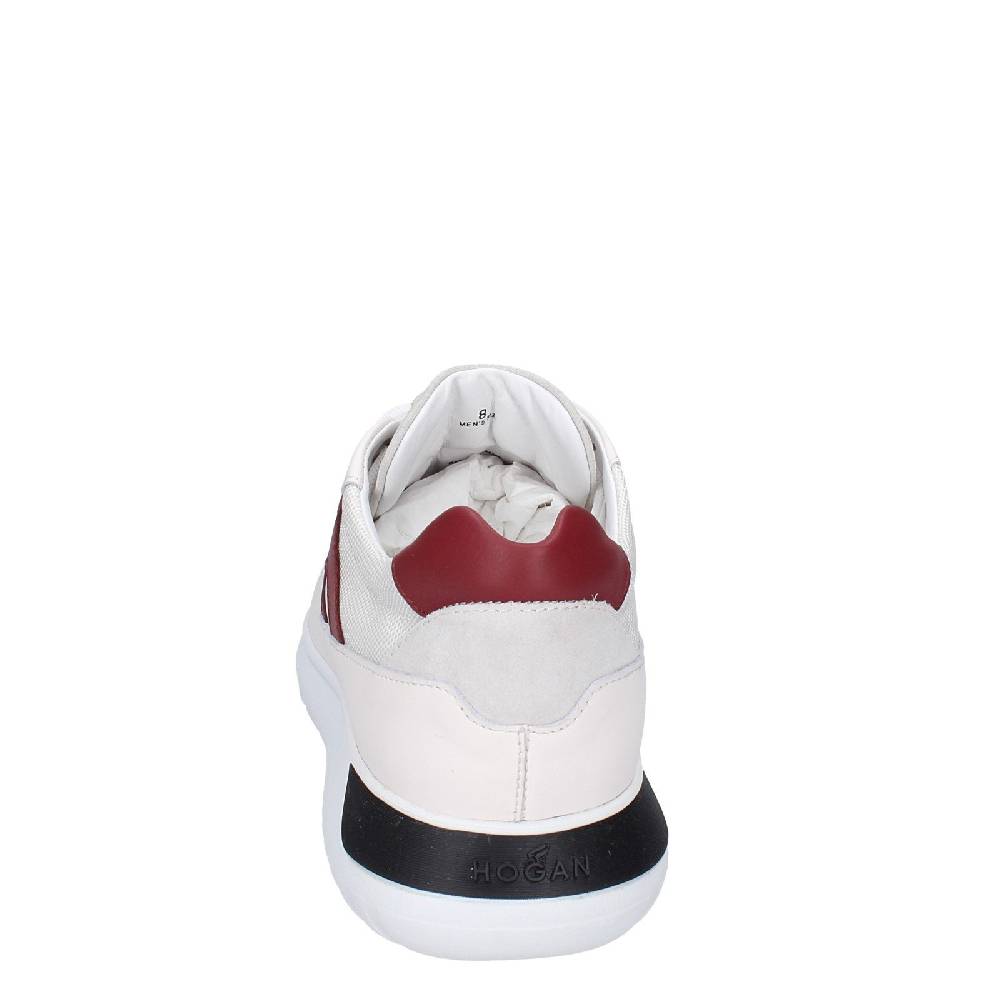 scarpe uomo HOGAN sneakers bianco pelle tessuto EX346 Liquidazione