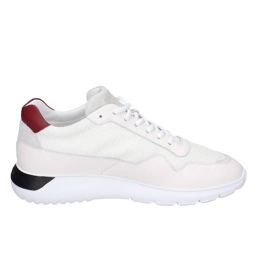 scarpe uomo HOGAN sneakers bianco pelle tessuto EX346 Liquidazione