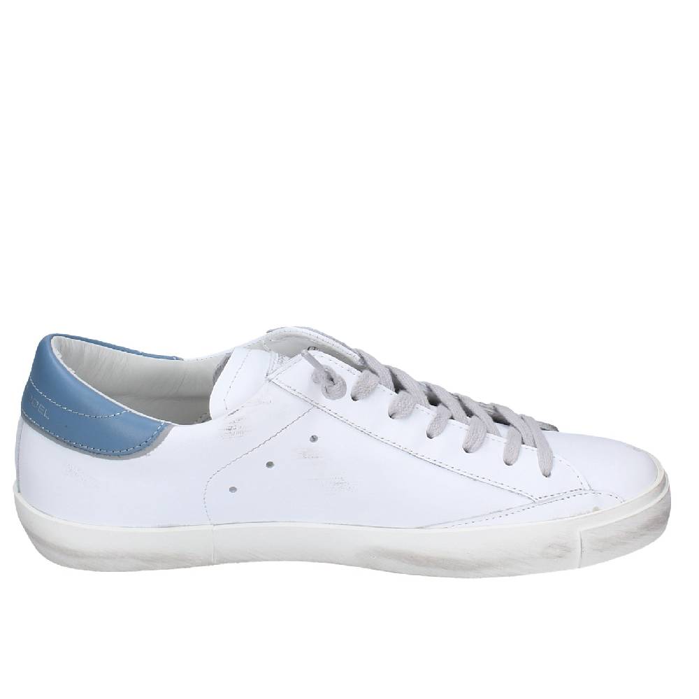 scarpe uomo PHILIPPE MODEL sneakers bianco pelle VINTAGE EX356 Pezzi Unici