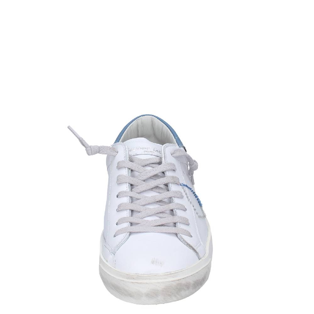 scarpe uomo PHILIPPE MODEL sneakers bianco pelle VINTAGE EX356 Pezzi Unici
