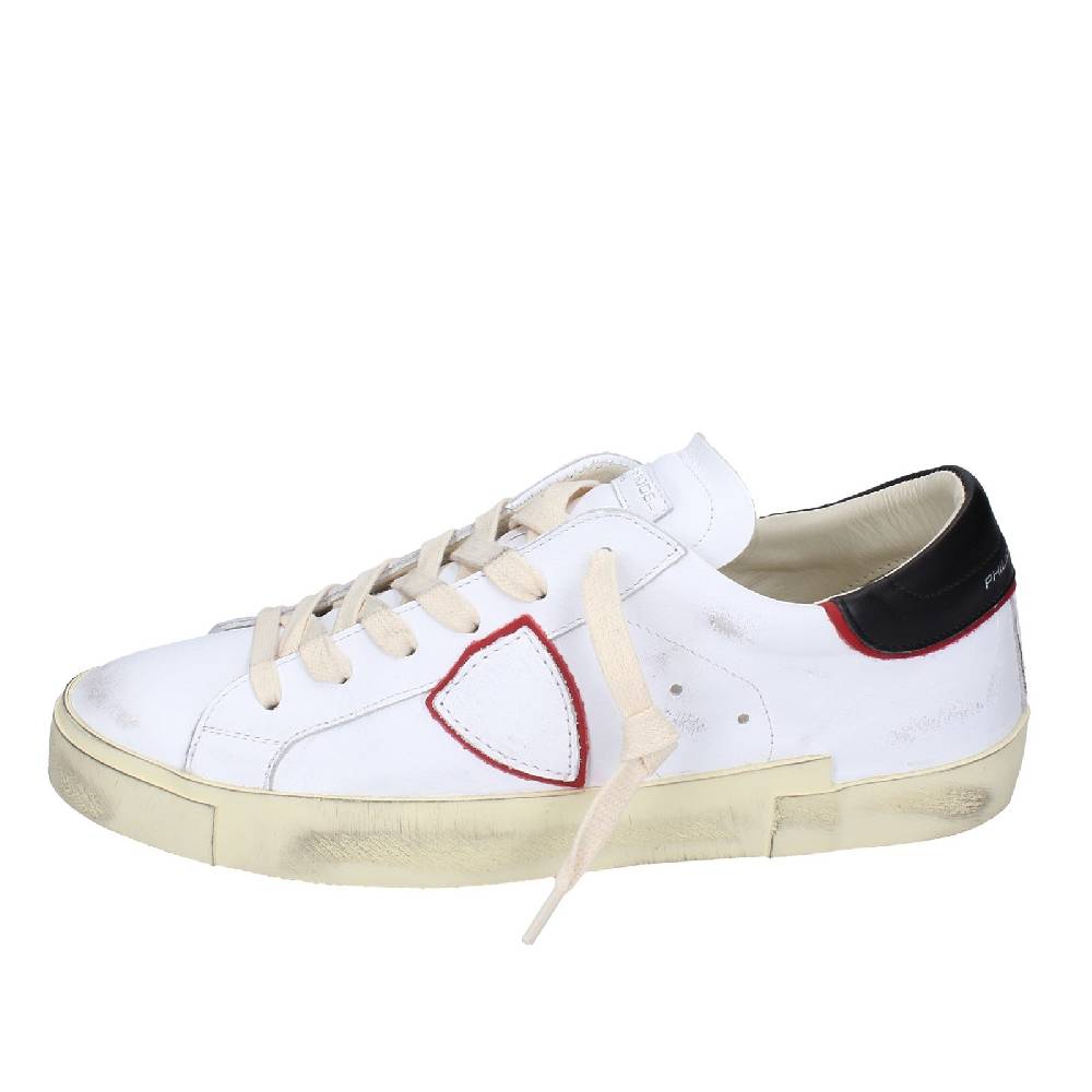scarpe uomo PHILIPPE MODEL sneakers bianco pelle VINTAGE EX361 Prezzo basso