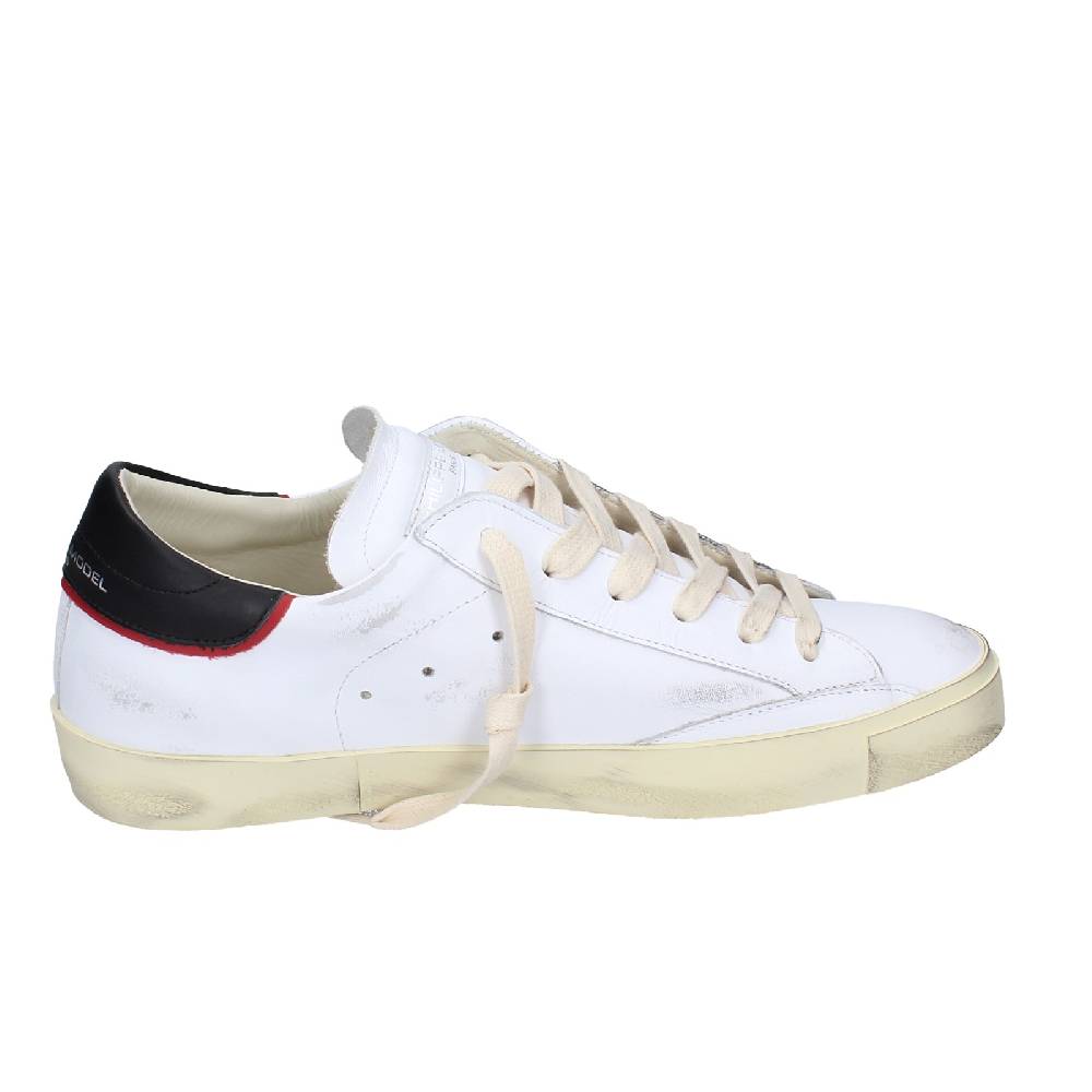 scarpe uomo PHILIPPE MODEL sneakers bianco pelle VINTAGE EX361 Prezzo basso