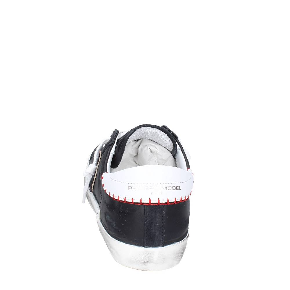 scarpe uomo PHILIPPE MODEL sneakers nero pelle VINTAGE EX338 Promozione temporanea