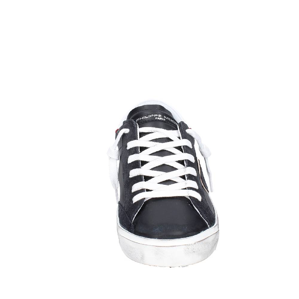 scarpe uomo PHILIPPE MODEL sneakers nero pelle VINTAGE EX338 Promozione temporanea