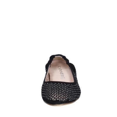 scarpe donna CAFè NOIR ballerine nero camoscio strass MEL501 BF398 Offerte