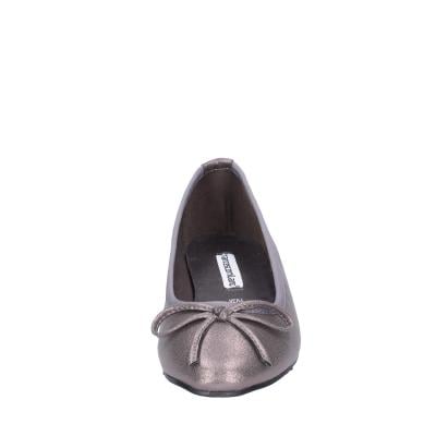 scarpe donna FRANCESCO MILANO ballerine grigio pelle sintetica BH55 Saldi Di Fabbrica