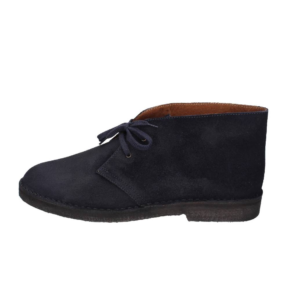 scarpe uomo IRWIN DANKS stivaletti blu camoscio EY123 Qualità