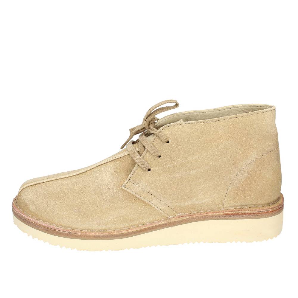 scarpe uomo ASTORFLEX stivaletti beige camoscio EY809 Pezzi Unici