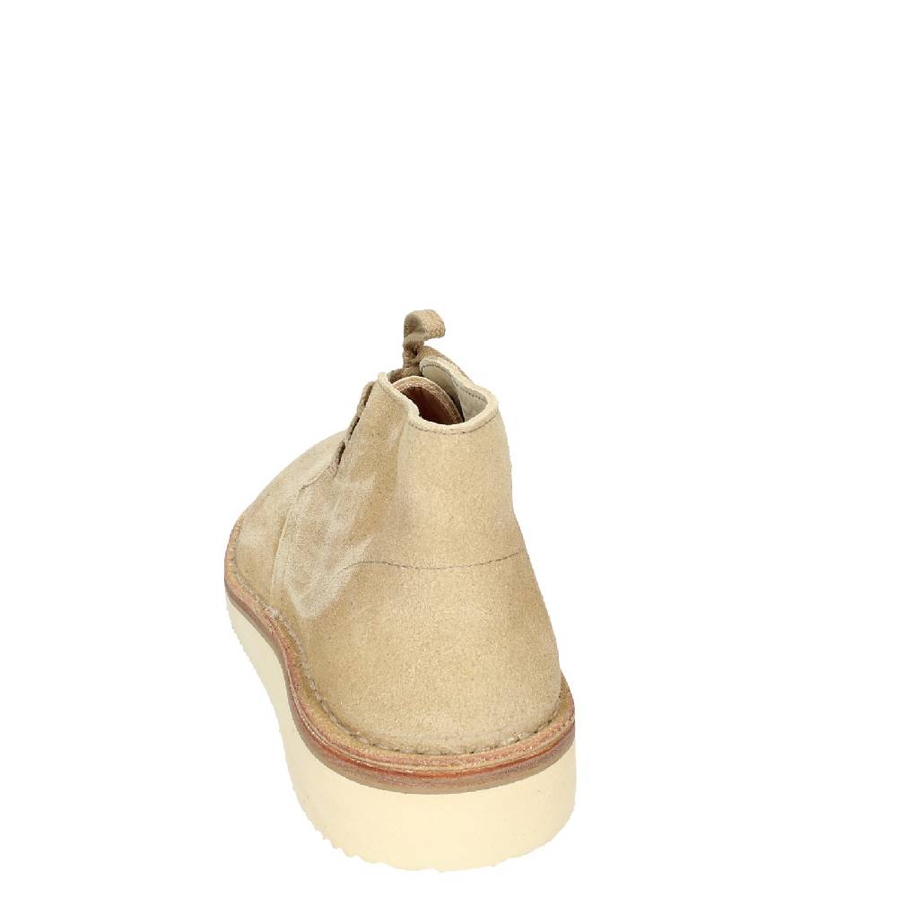 scarpe uomo ASTORFLEX stivaletti beige camoscio EY809 Pezzi Unici