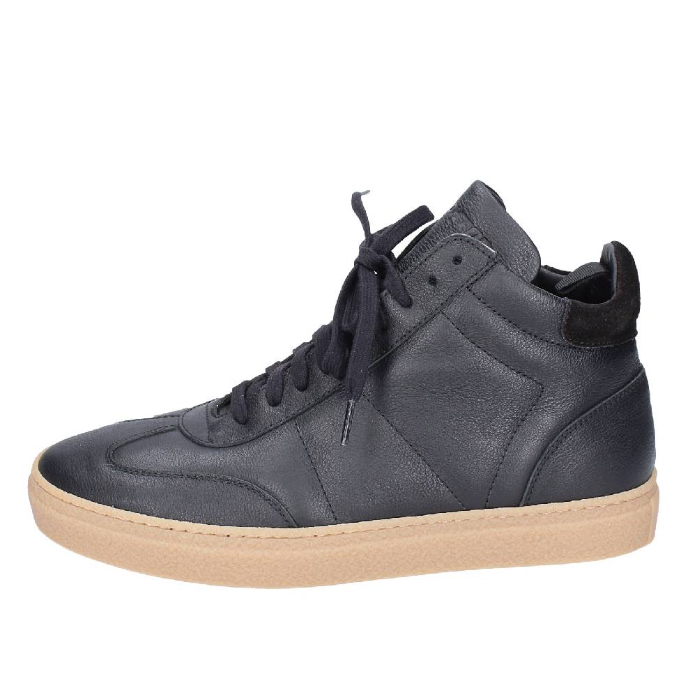 scarpe uomo STOKTON stivaletti nero pelle EY853 Negozi Online