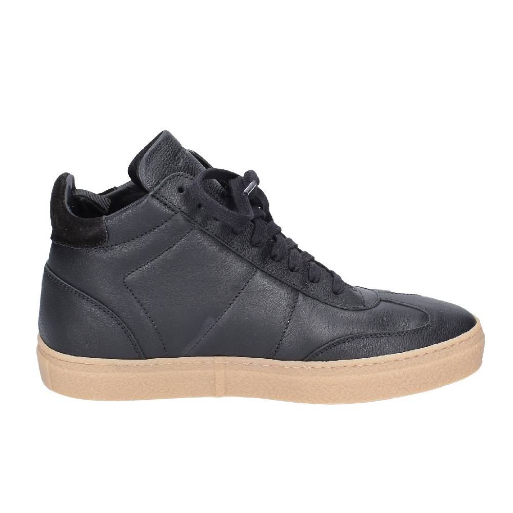 scarpe uomo STOKTON stivaletti nero pelle EY853 Negozi Online