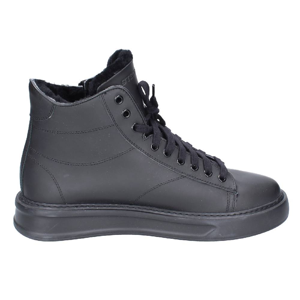 scarpe uomo STOKTON stivaletti nero gomma EY850 Acquista Ora
