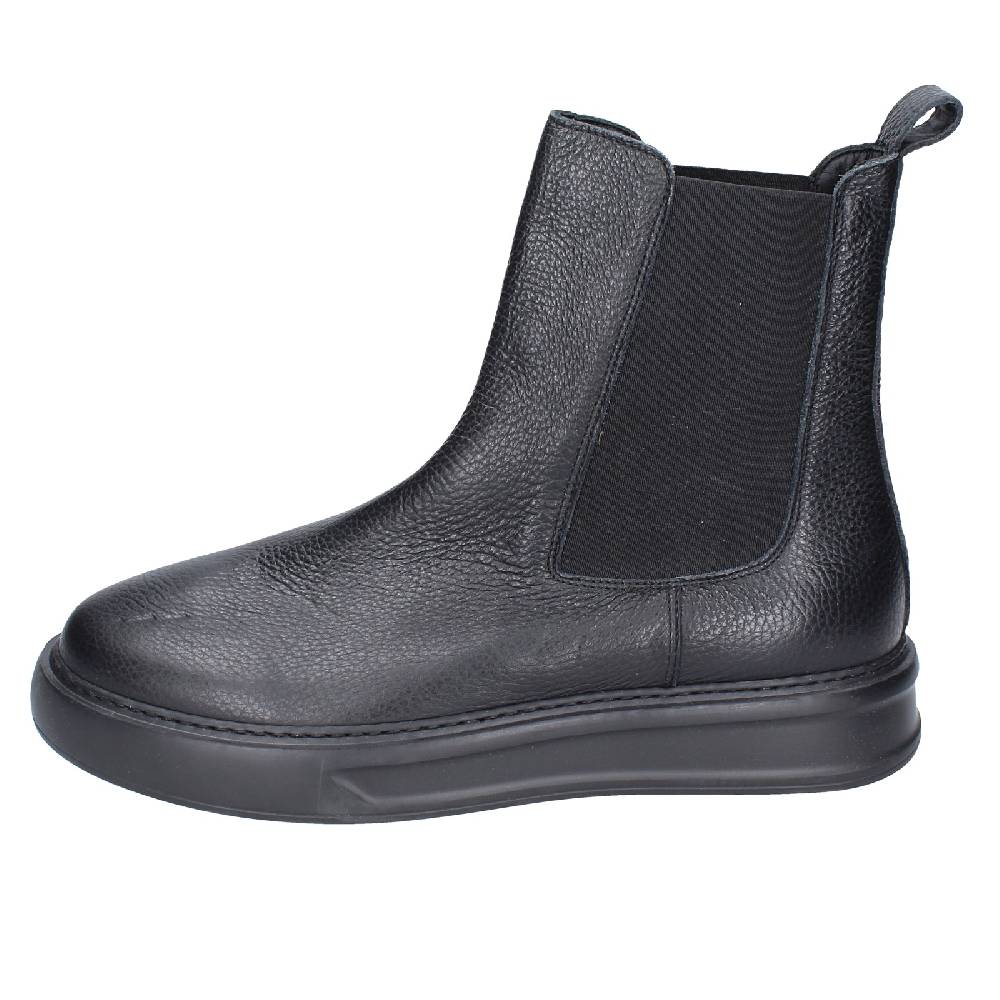 scarpe uomo STOKTON stivaletti nero pelle EX43 Shopping Online